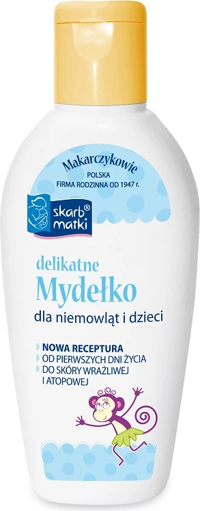 Sapun i lëngshëm për fëmijë Skarb Matki Delicate, 80ml