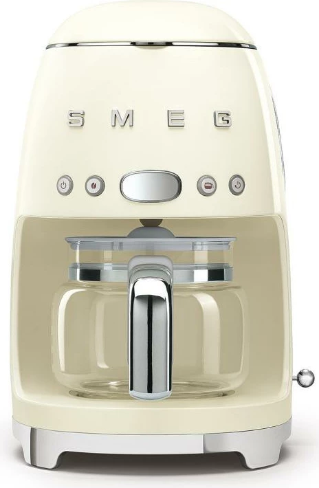 Makinë kafeje SMEG DCF02CREU, rezervuar uji 1.2–1.6 L, krem