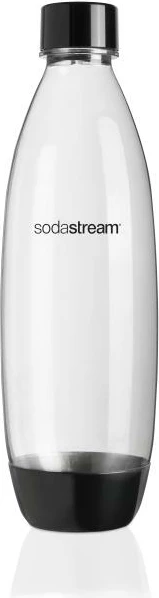 Shishe PET për gazues uji, SodaStream, Fuse 2260748, 1L, të zeza, set 3 copë