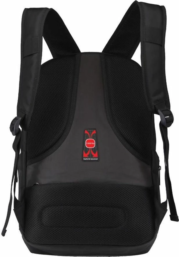 Çantë shpine për laptop Tigernu Serpens 17", nylon rezistent ndaj ujit, 33 x 15 x 48 cm, e zezë