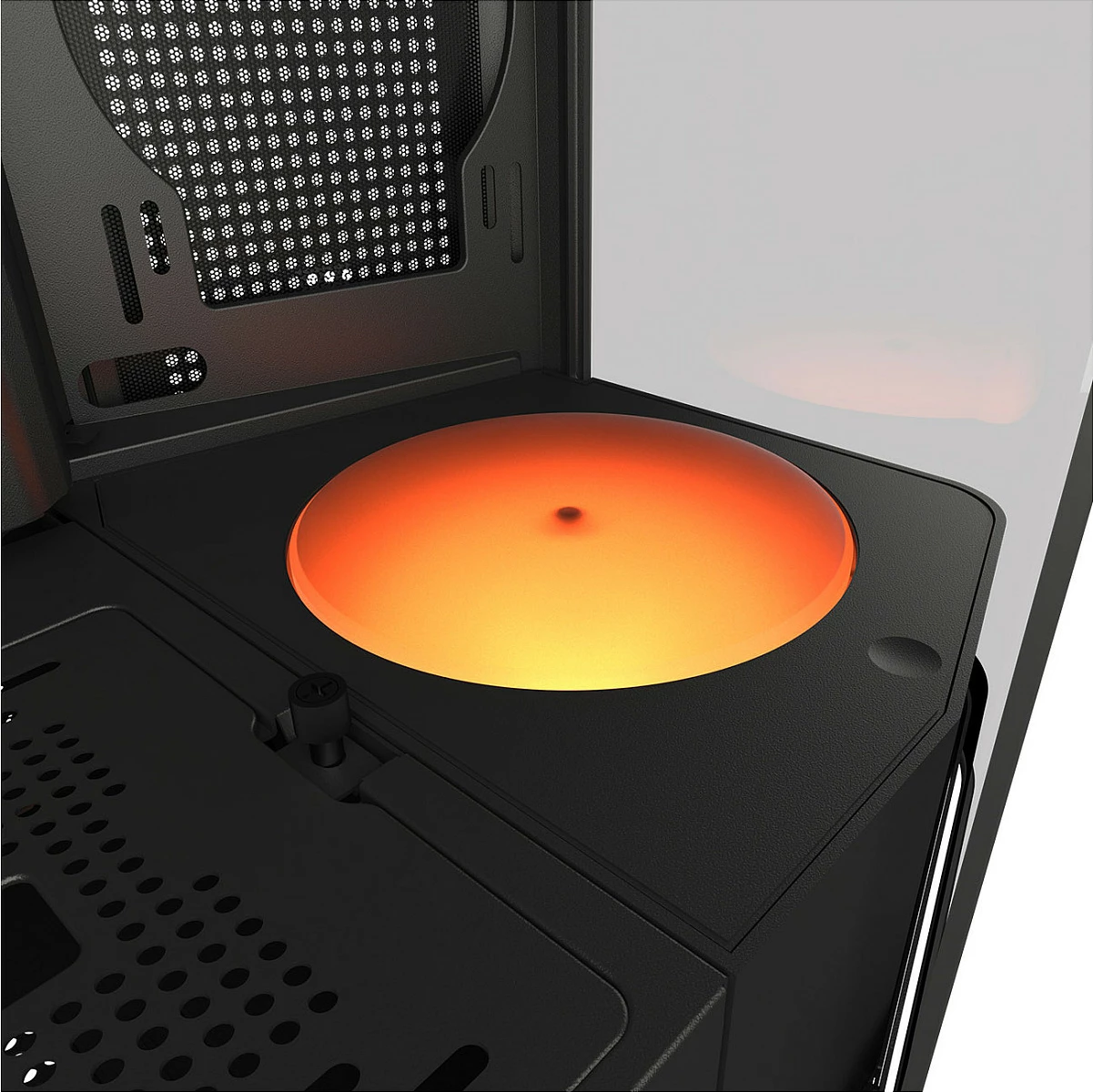 Kasë Cougar FV270 ARGB midi, e zezë