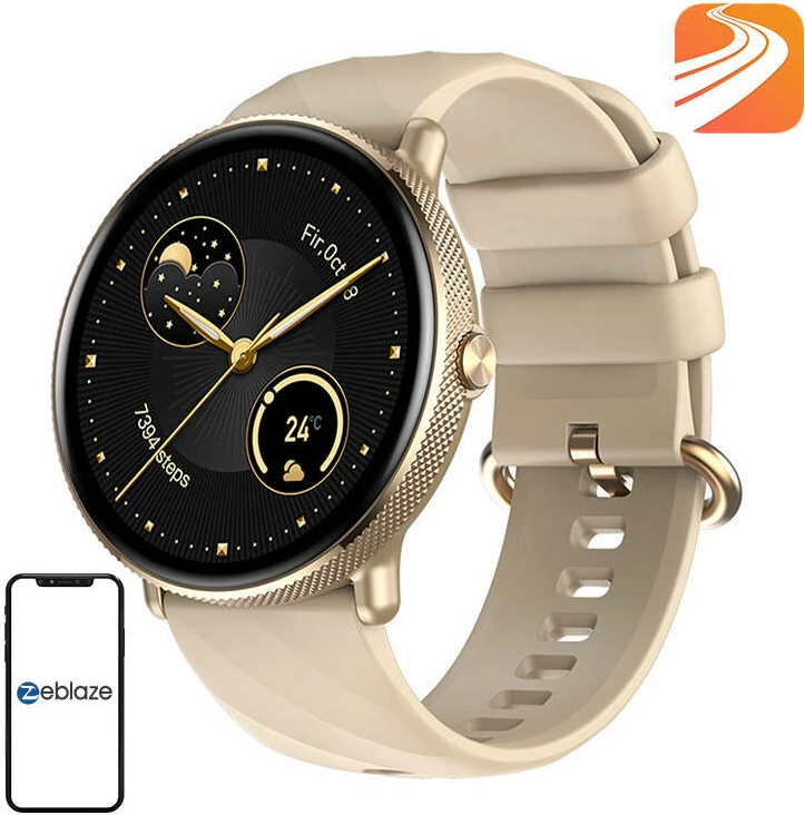 Smartwatch Zeblaze GTR 3 Pro, 1.43", Gold