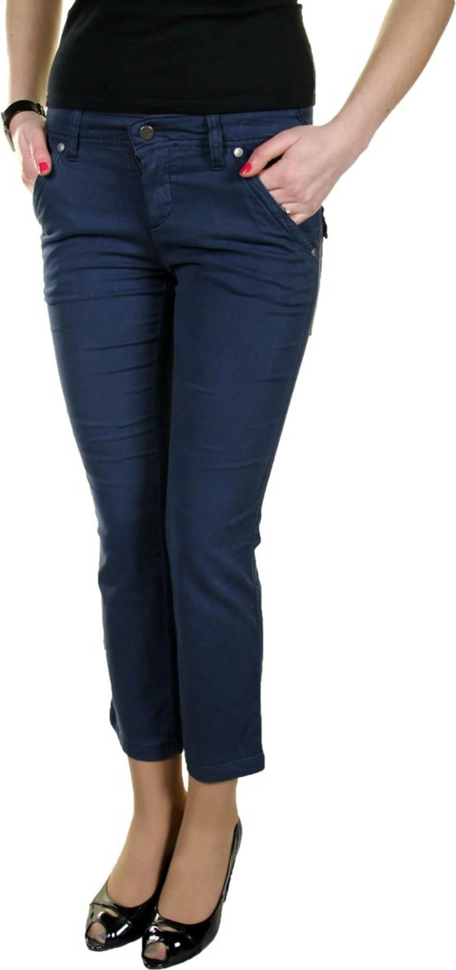 Pantallona Parasuco Pinocchietto femra, blu