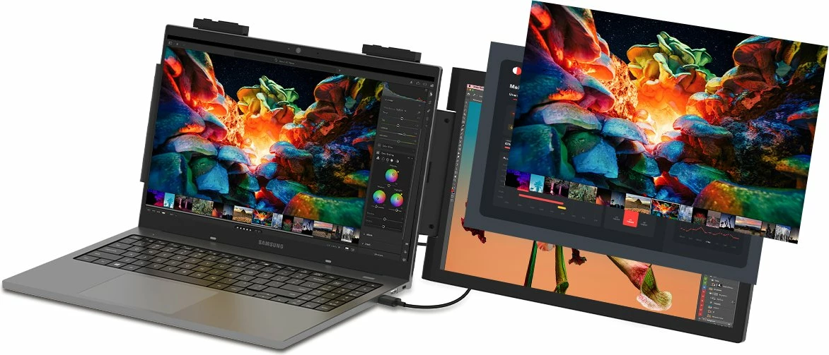 Monitor portativ Zeuslap Z14P 14\" Full HD IPS 60Hz, i zi