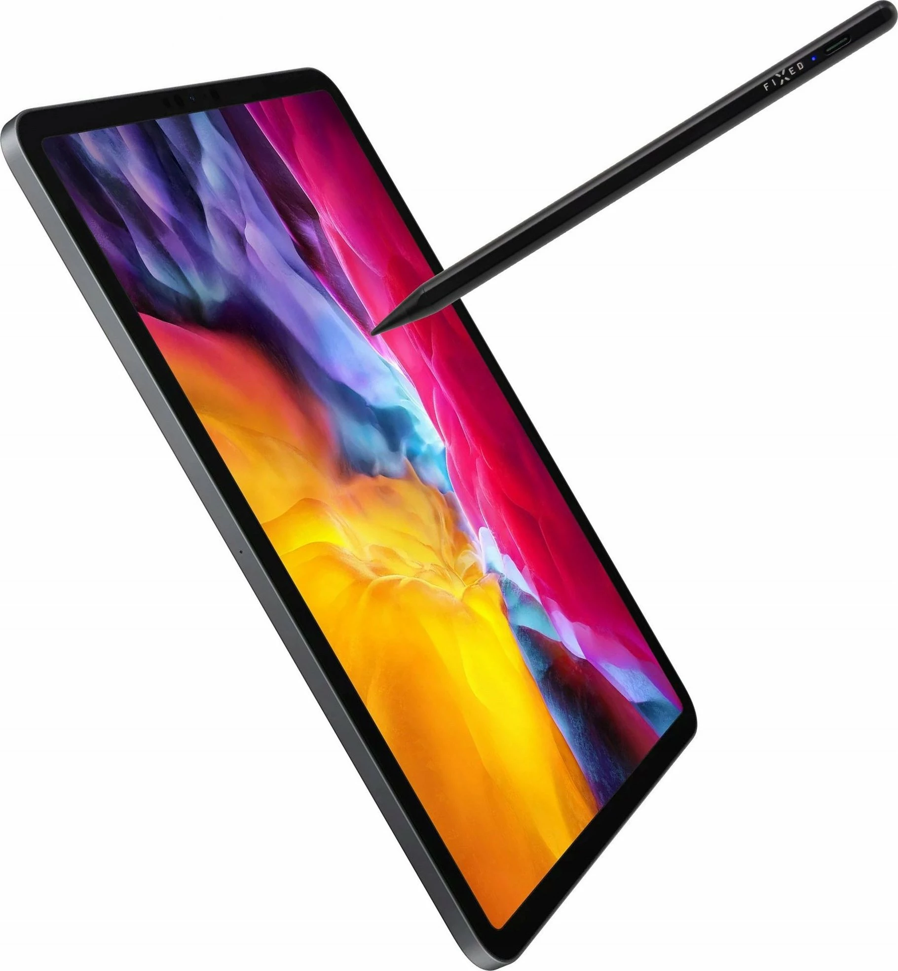 Stylus Adonit Fixed Graphite për Apple iPad, 20h bateri, USB-C, montim magnetik, 2 maja ndërruese, i zi