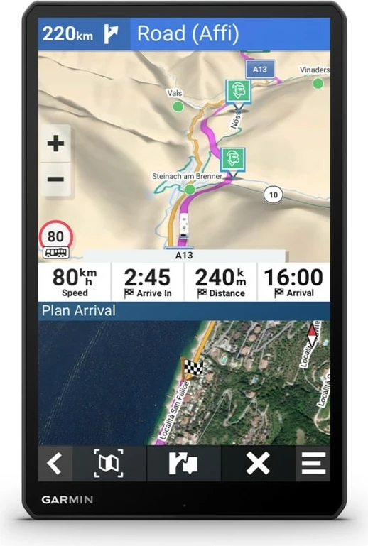 Navigacion Garmin 1095, 32 GB, Ekran 10.1", i zi 2