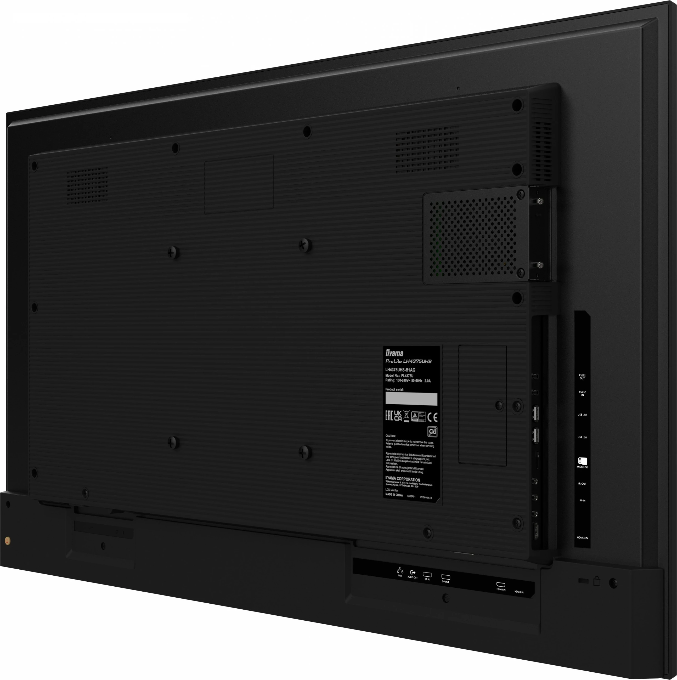 Ekran dixhital iiyama ProLite, 43", LCD, 4K UHD, Wi-Fi