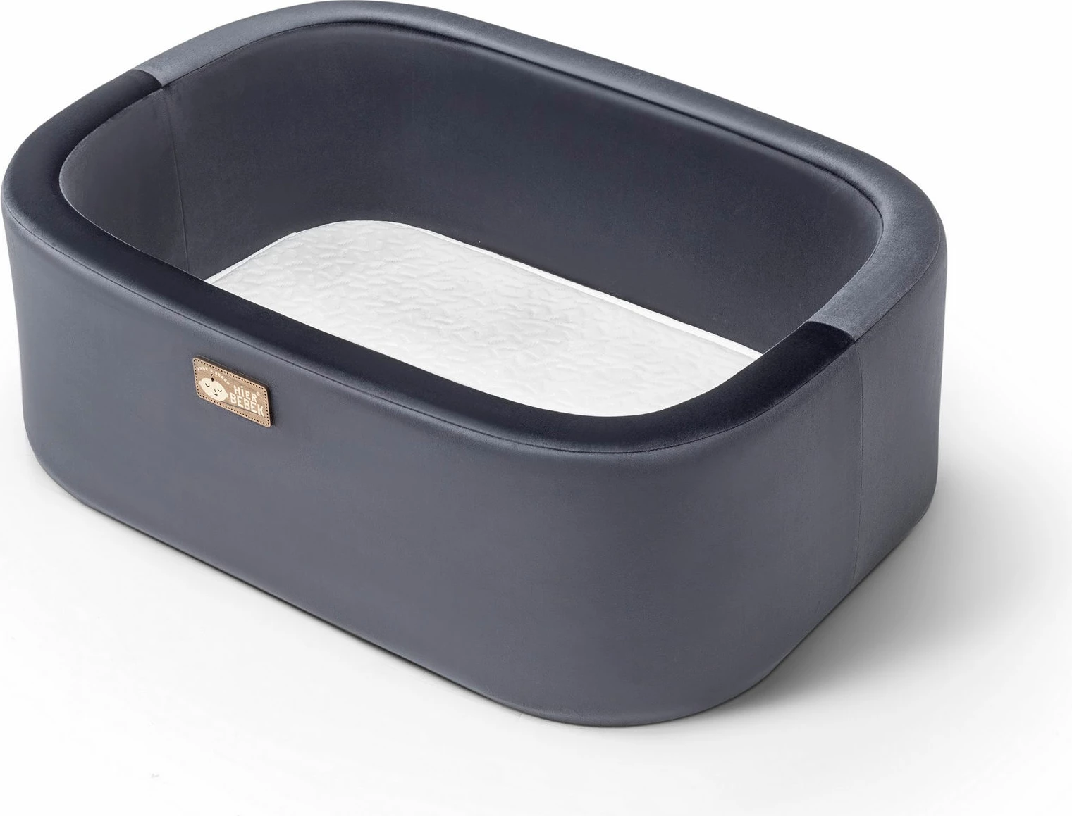 Djep Skye Decor, metal, ngjyrë e zezë dhe e bardhë