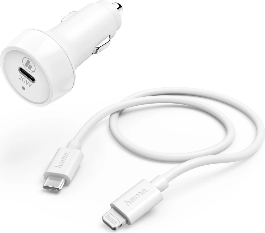 Set karikimi Hama, për veturë, lightning, 20W, e bardhë, 201611