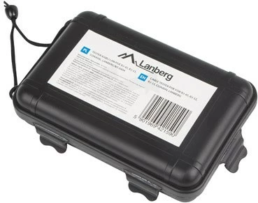 Testues kabllosh rrjeti Lanberg NT-0404, me LED, i zi/blu