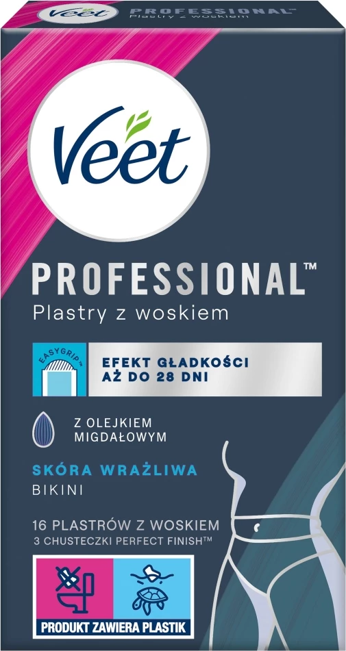 Shirita depilimi Veet për lëkurë të ndjeshme për femra, 16 copë