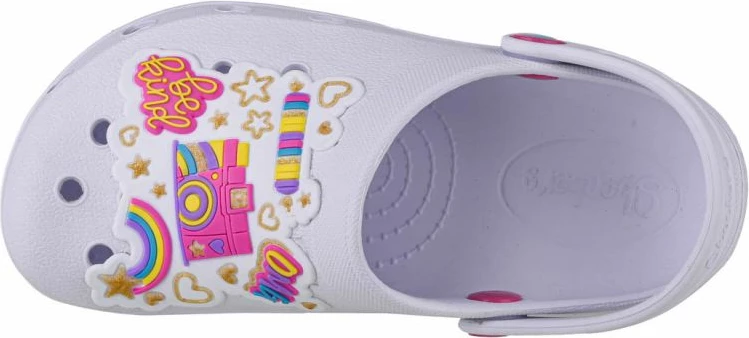 Slides për fëmijë Skechers, të bardha [Madhësia: 35]