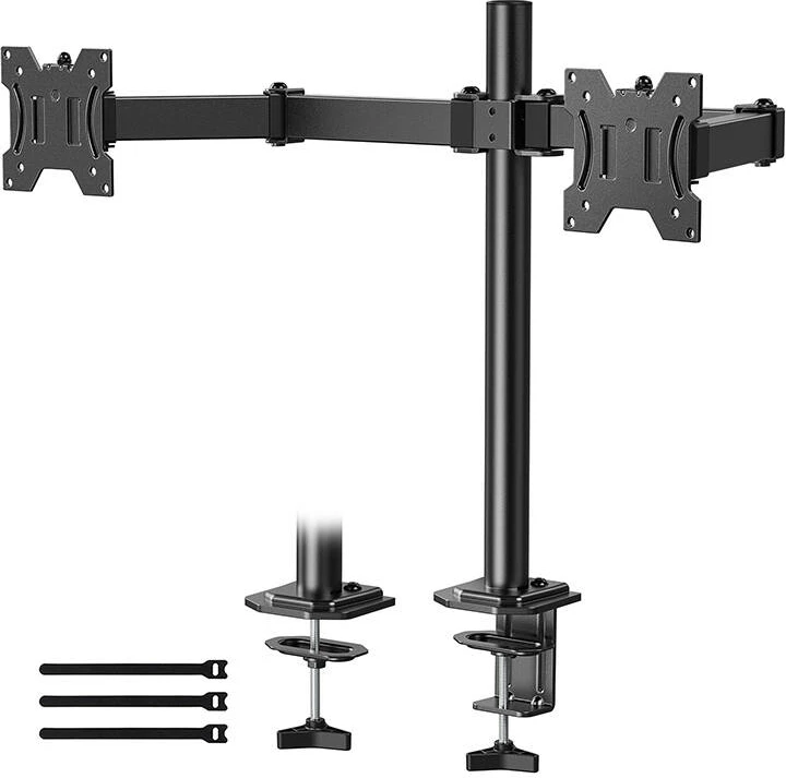 Mbajtëse monitori Huanuo HNCM7 për 2 ekrane, 13-30", e zezë