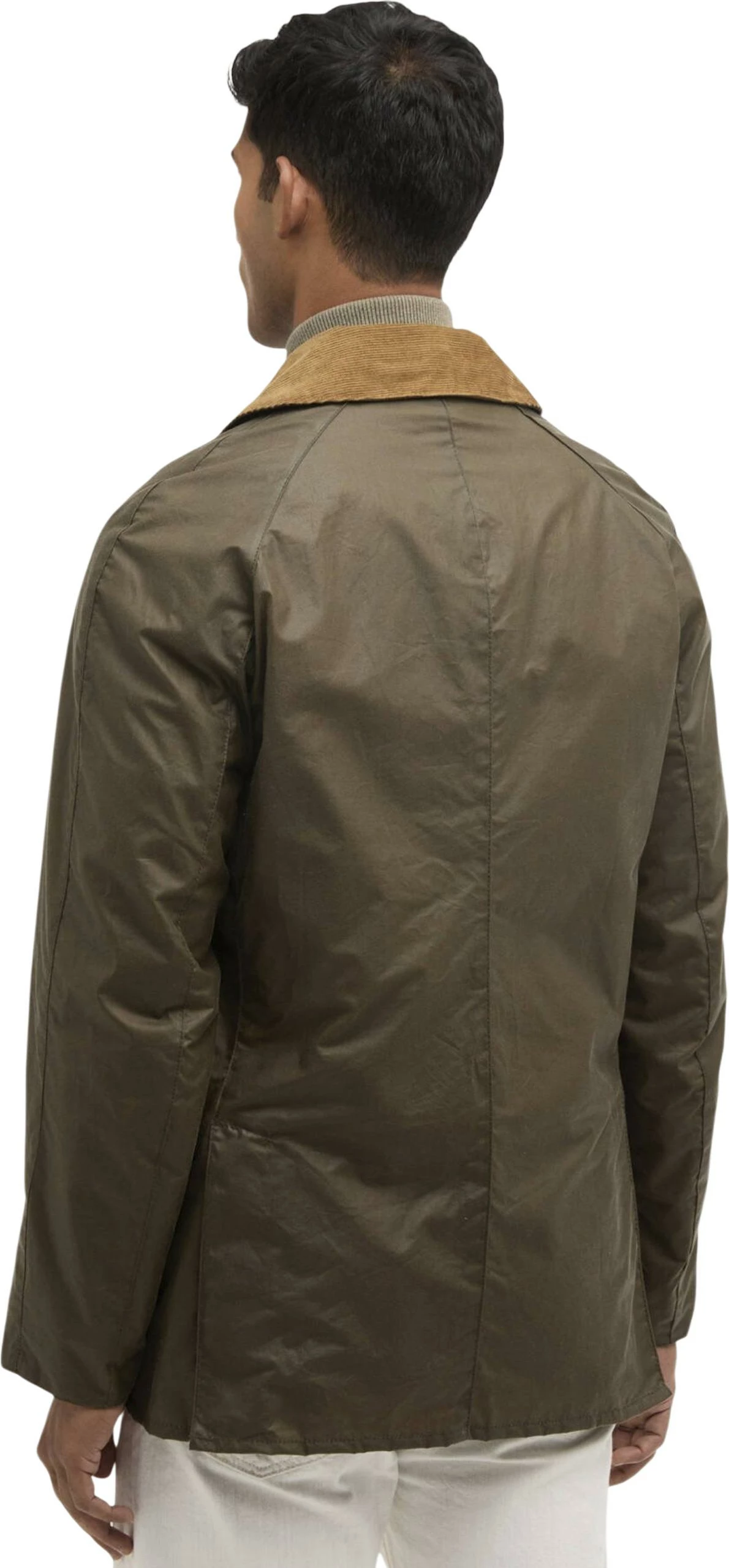 Jakne për meshkuj Barbour Lightweight Ashby Wax MWX1377, e gjelbër ulliri [Madhësia: S]