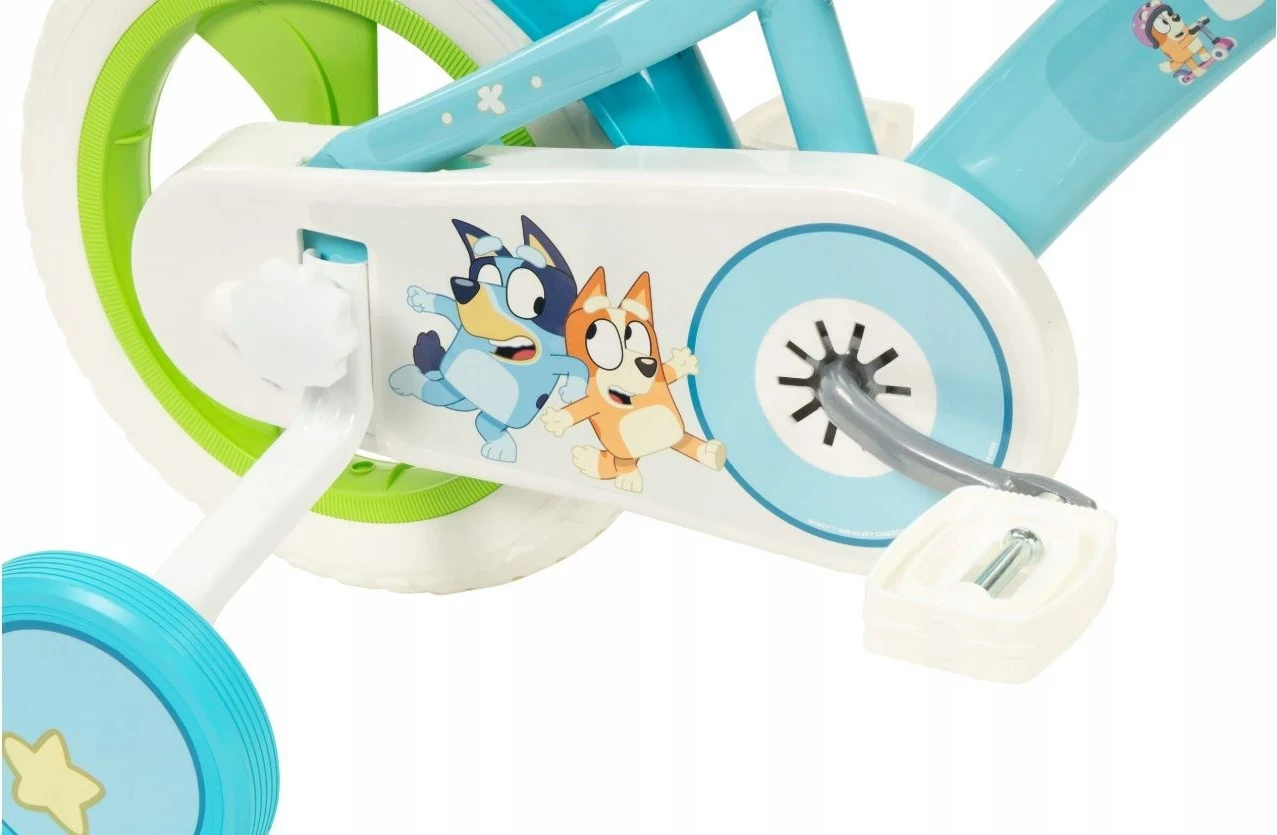 Bicikletë për fëmijë TOIMSA 12” BLUEY, 4 rrota, Temë Paw Patrol, Bardhë