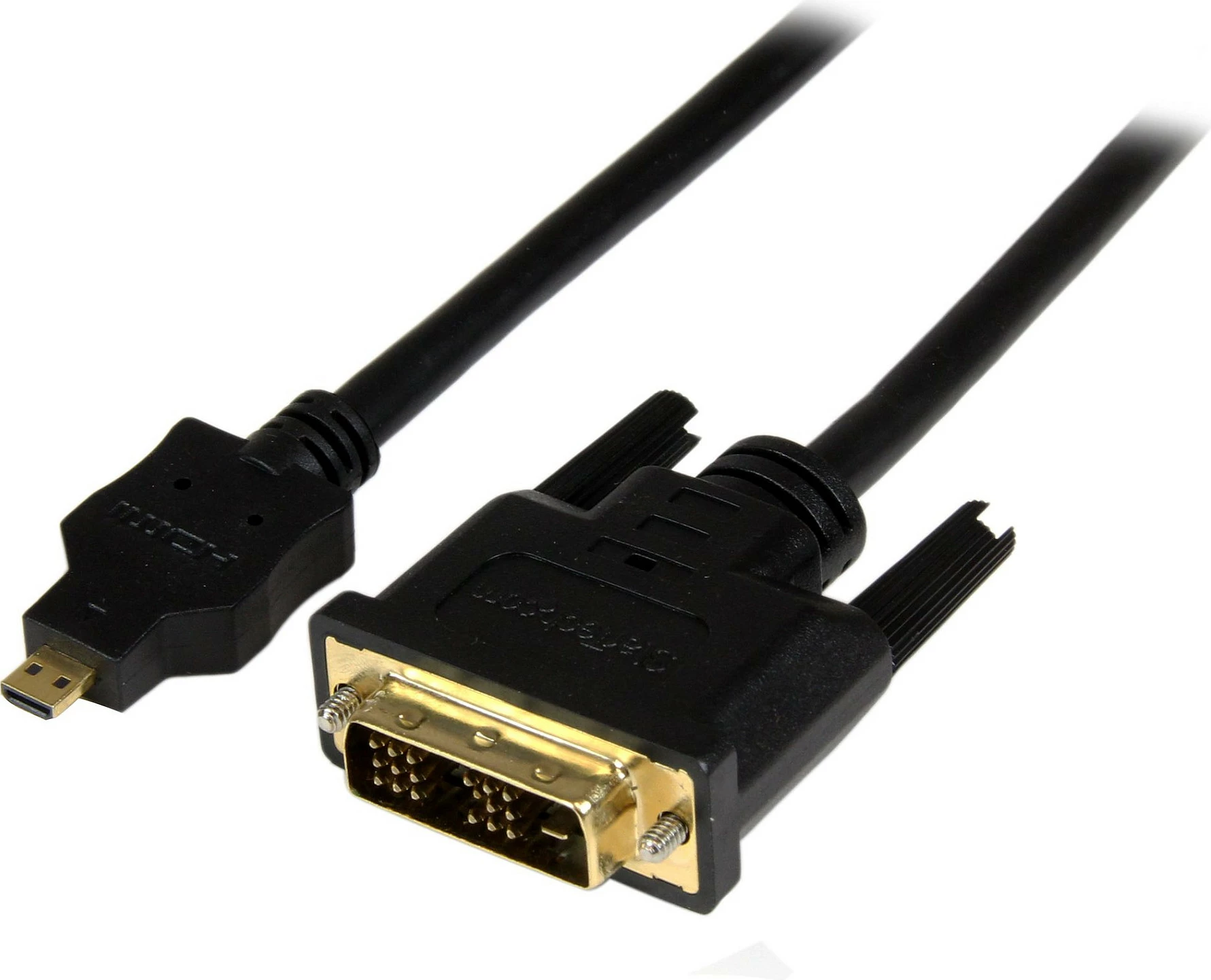 Kabllo StarTech HDDDVIMM1M Micro HDMI në DVI-D, 1 m, 1920x1200@60Hz, e zezë