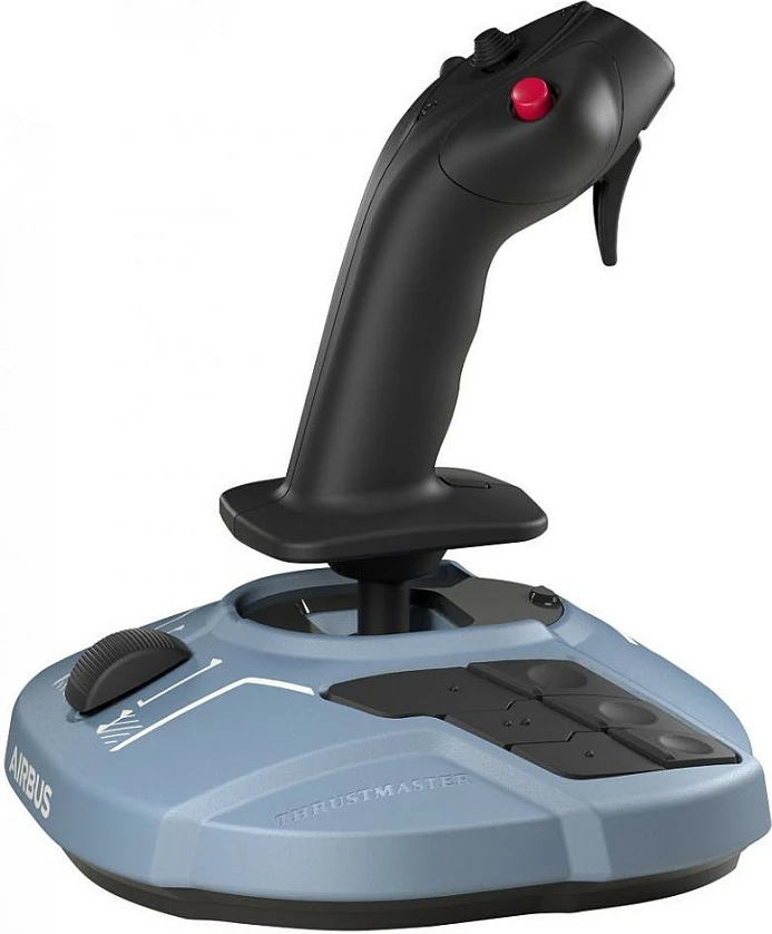 Joystick Thrustmaster TCA Sidestick AIRBUS Edition, PC, 17 butona, USB, zi/blu
