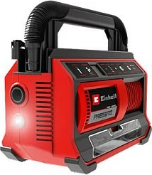 Kompresor hibrid Einhell PRESSITO 18/25, 18V/220V, pa bateri dhe karikues, kuq/zi