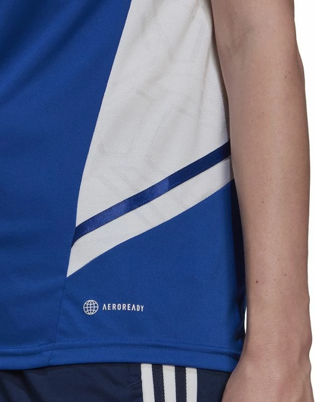 Fanellë për femra adidas, blu [Madhësia: S]