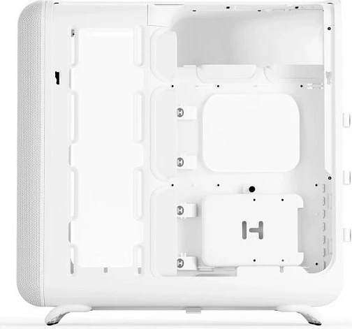 Kasë HYTE X50, Midi Tower, Tempered Glass, e bardhë