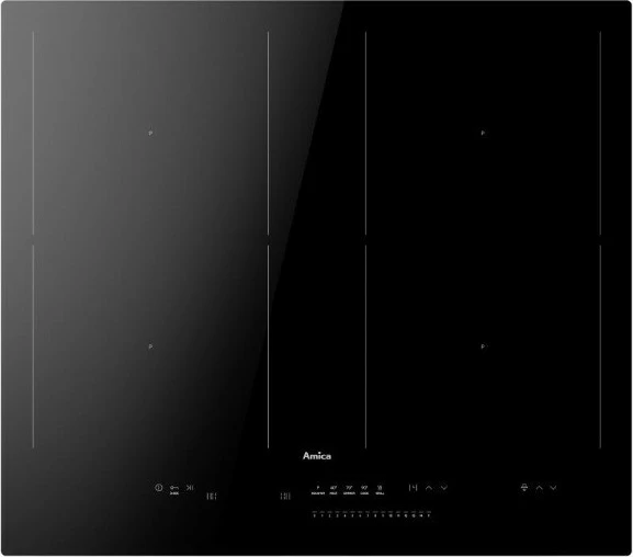 Pllakë induksioni Amica PIH6542PHTSUN HC 3.0, 4 zona, e zezë