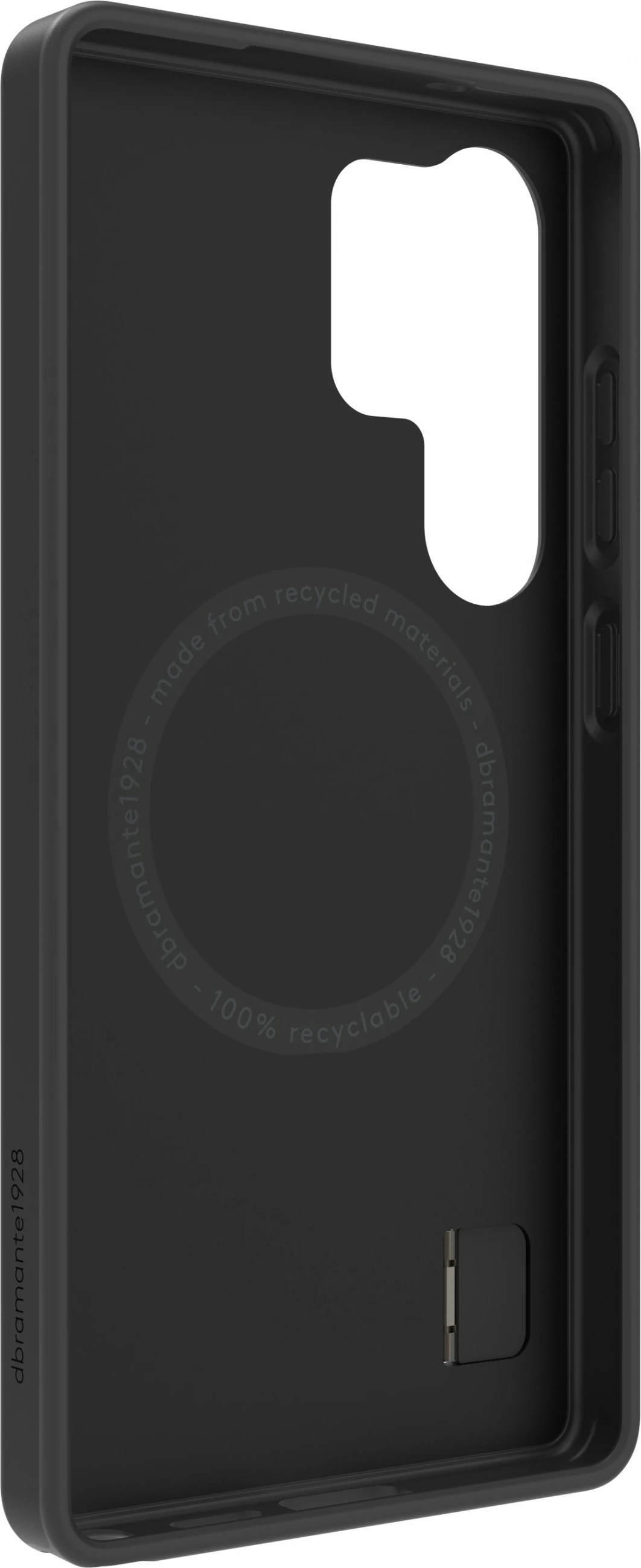 Mbështjellës dbramante1928 ICELAND PRO QI2 KICK për Galaxy, i zi