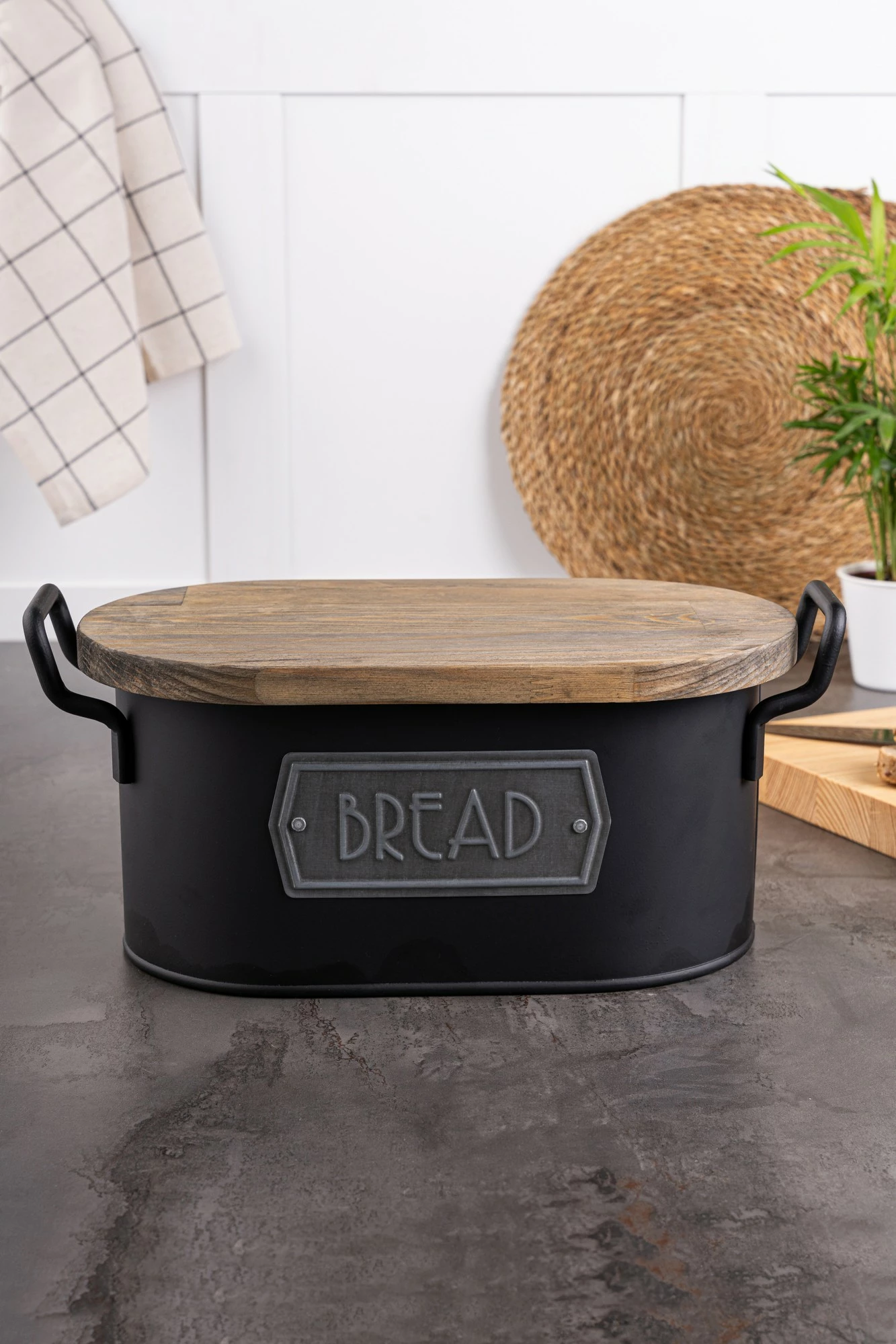 Kuti për ruajtje Hermia, MGL0027, e zezë dhe kafe, 17x20x40cm