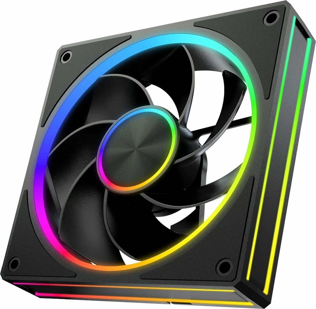 Ventilator kasë Modecom Volcano Loop 120 ARGB Reverse 120 mm 4-pin PWM, i zi