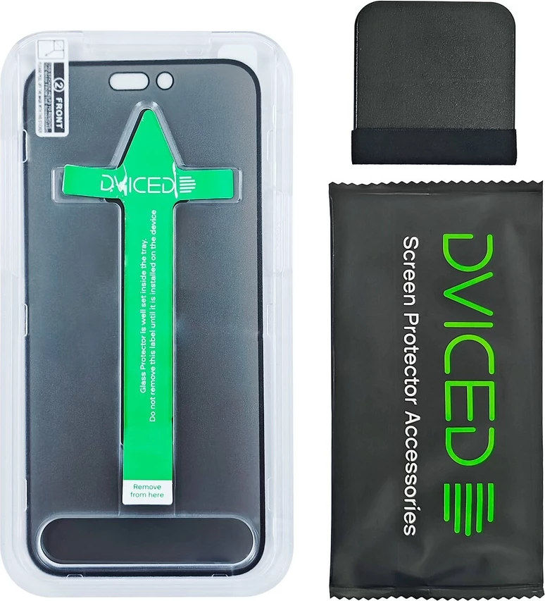 Dviced privacy tempered glass screen protector edge to edge for iPhone 16 Pro