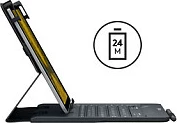 Tastierë Logitech Universal Folio me mbështjellës të integrum për tablet, e zezë