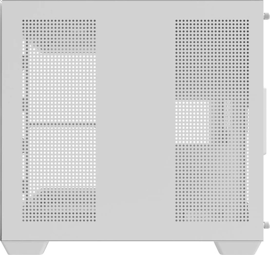 Kasë, Darkflash C275P, Mini Tower M-ATX/ITX, panoramike 270° me xham të temperuar, pa ventilatorë, e bardhë