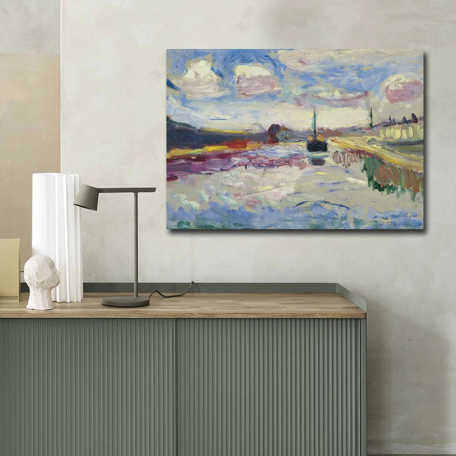 Pikturë dekorative në kanavacë, Wallity, 70100FAMOUSART-018, shumëngjyrëshe, 70x100cm