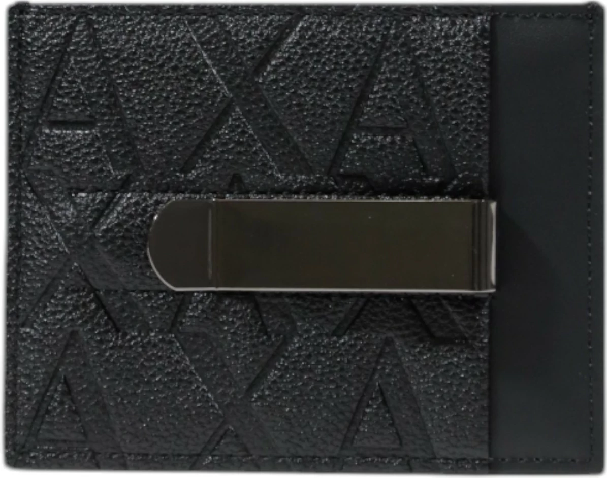 Kuletë kartash për meshkuj Armani Exchange XM000880 AF12133, e zezë