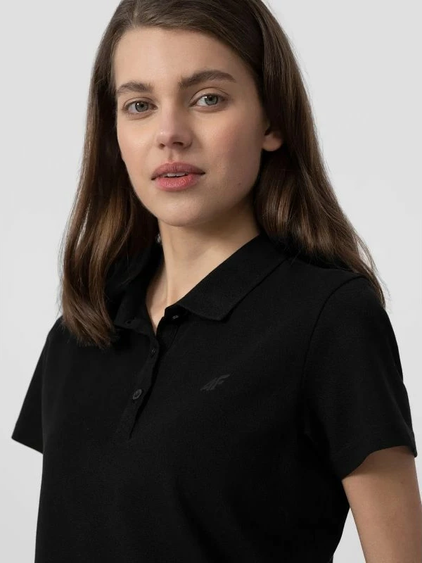 Maicë polo për femra 4F, e zezë [Madhësia: XS]