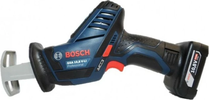 Sharrë elektrike Bosch GSA 10.8 V-LI Professional, bateri 2Ah, zi/kaltër