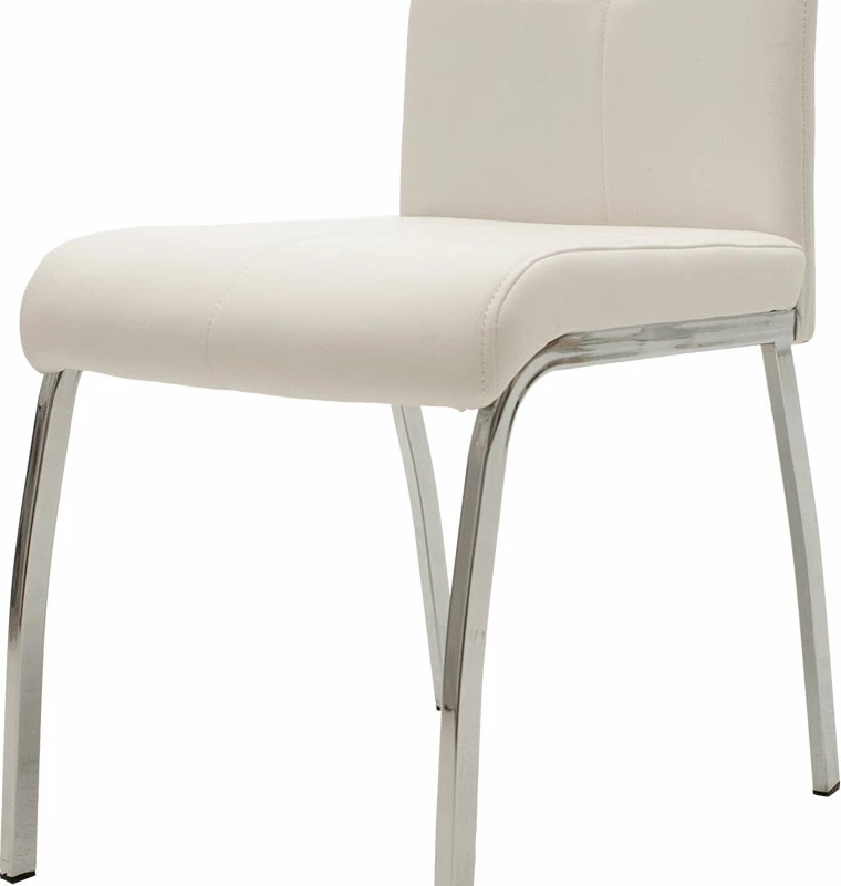 Karrige Ariadne PU ngjyrë bardhë-krom këmbë