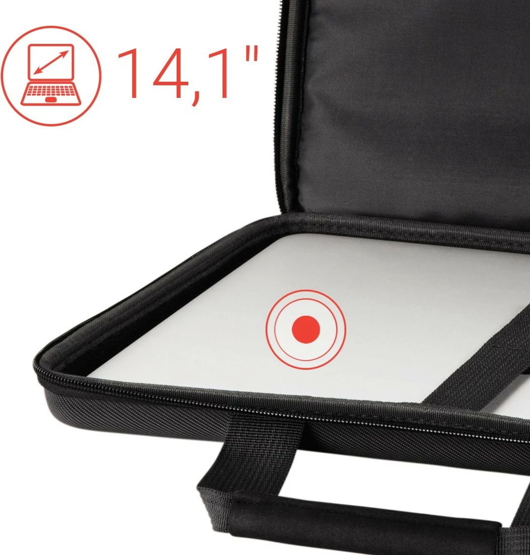 Çantë laptopi Hama Nizza 14.1, e zezë