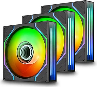 Ventilator kasë Thermaltake SWAFAN INFINITY EX12, 120mm, ARGB, PWM, 3 copë, i zi