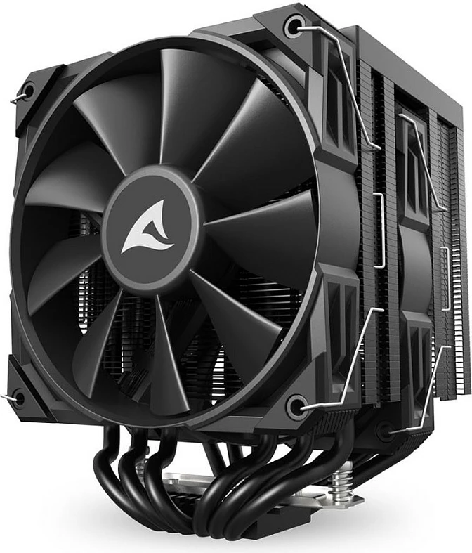 Ftohës ajri Sharkoon A60, 2 ventilatorë 120mm, 6 heatpipes, i zi
