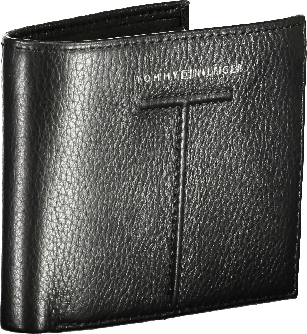 Portofol për meshkuj TOMMY HILFIGER, i zi