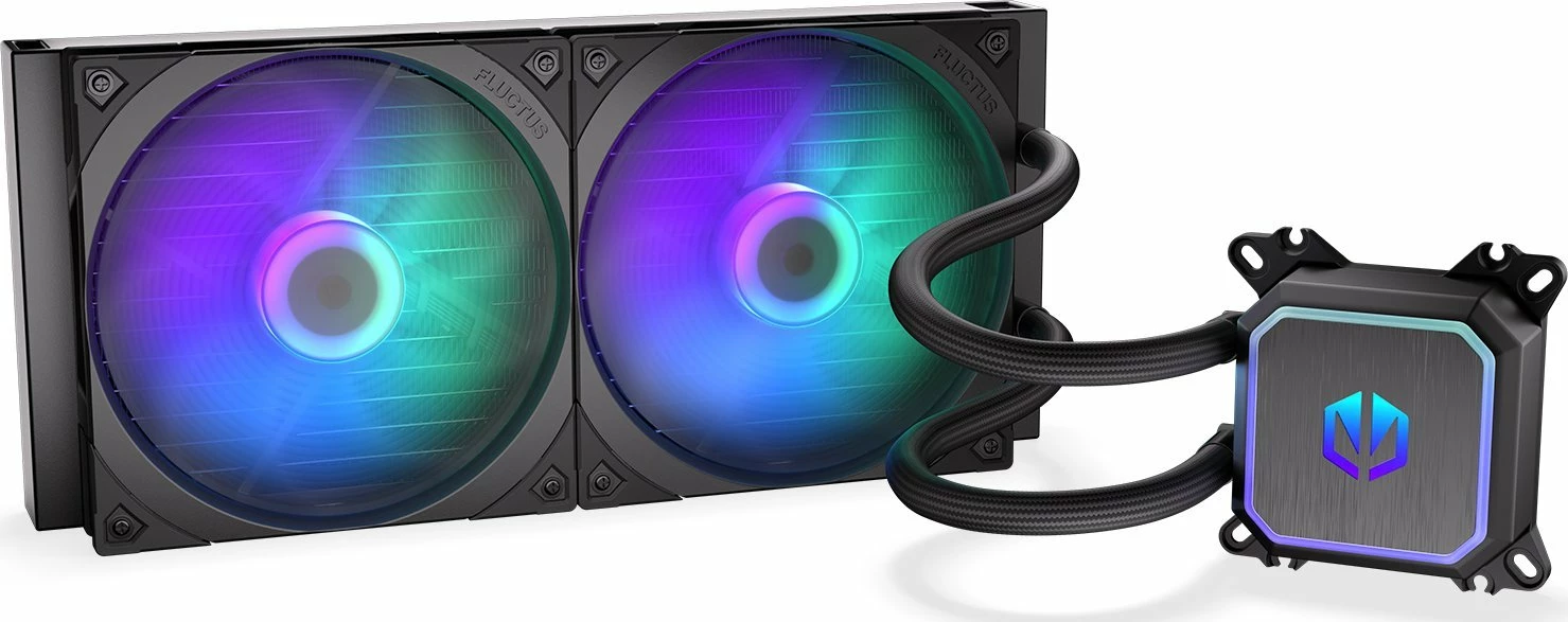Ftohje me ujë për CPU Endorfy Navis F280 ARGB (EY3B005) 280mm 2x140mm PWM, e zezë
