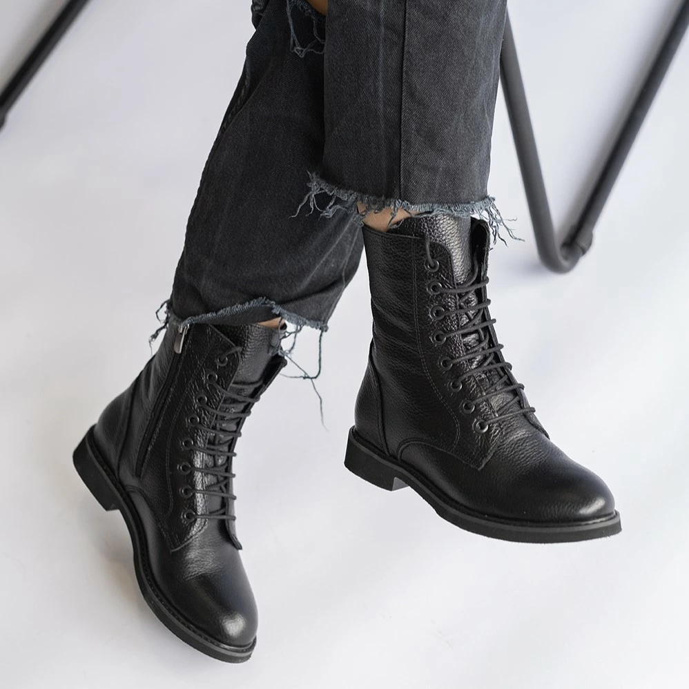 Levy Black Leather