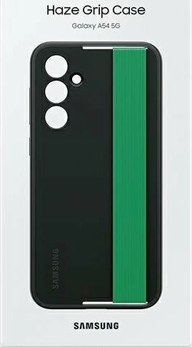 Mbështjellës Samsung Slim Strap Cover për Samsung Galaxy A54 5G A546, TPU/PC, me rrip, i zi