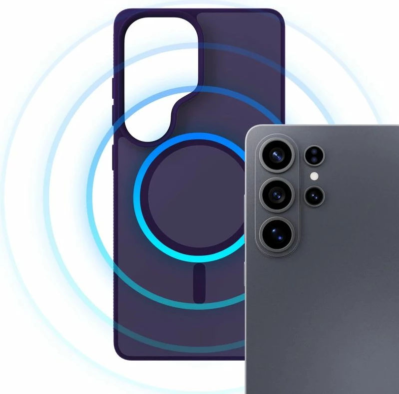 Maskë telefoni 3mk Smoke MagCase Samsung Galaxy S26 Ultra, vjollcë