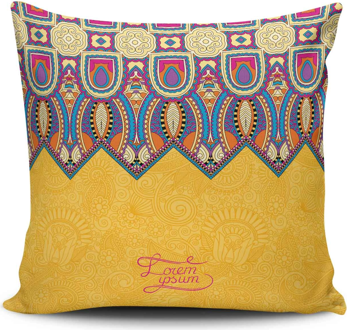 Jastëk Aberto Design, NKRLNT-276, shumëngjyrësh, 43x43cm