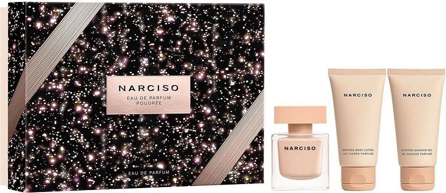 Set Eau de Parfum për femra Narciso Rodriguez Poudree, 3x50ml