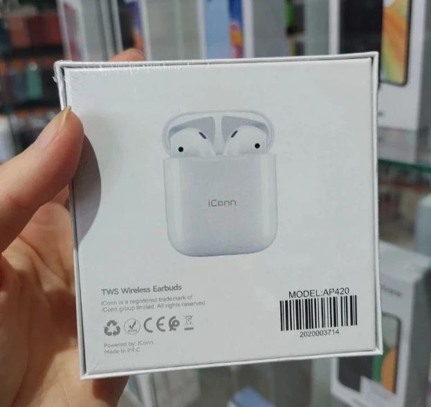 Kufje Wireless iConn TWS (Dizajn Klasik In-Ear)
