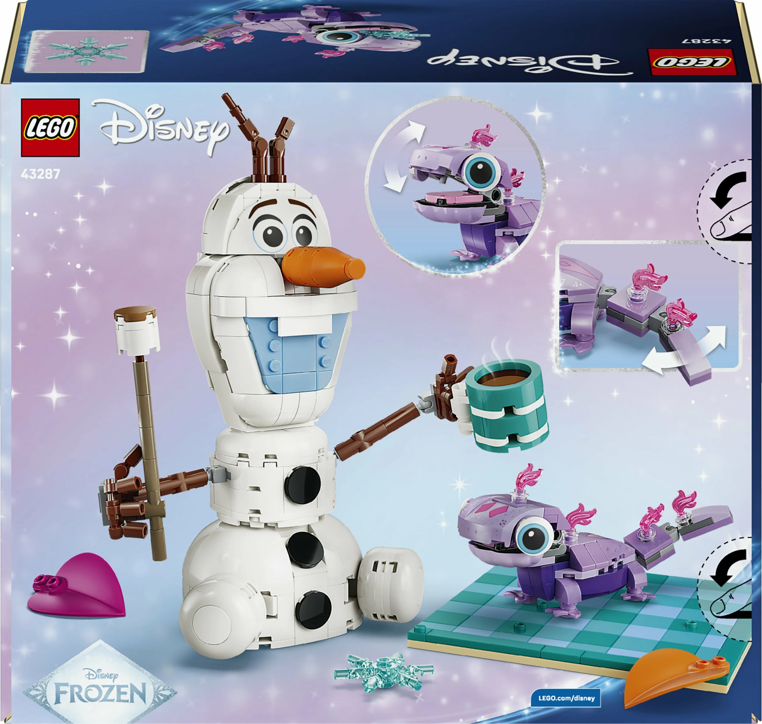 Set LEGO Disney Frozen Olaf and Bruni Picnic 43287, 478 copë