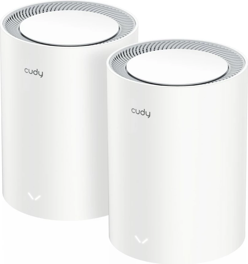 Router Wi‑Fi 7 mesh, Cudy M3600 (BE3600), 3600 Mb/s dual-band gigabit, 3x Gigabit port, i bardhë, 2-pack
