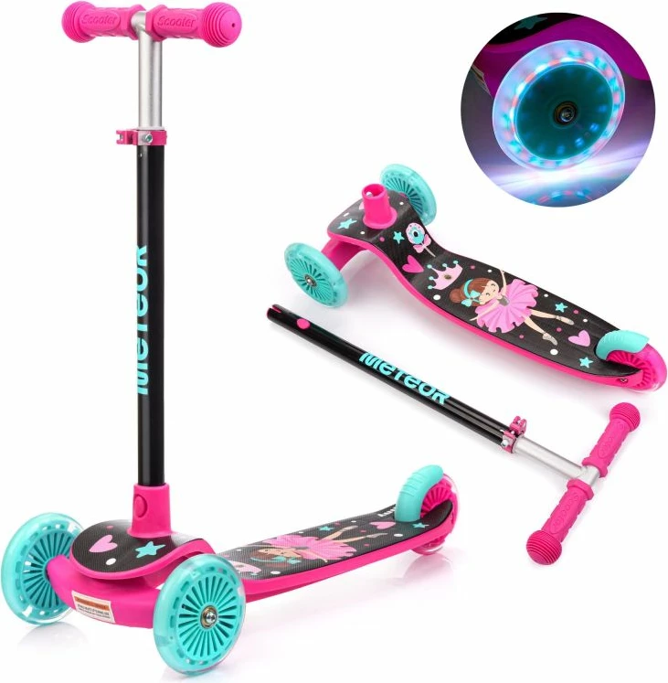 Trotinet për fëmijë Meteor, rozë